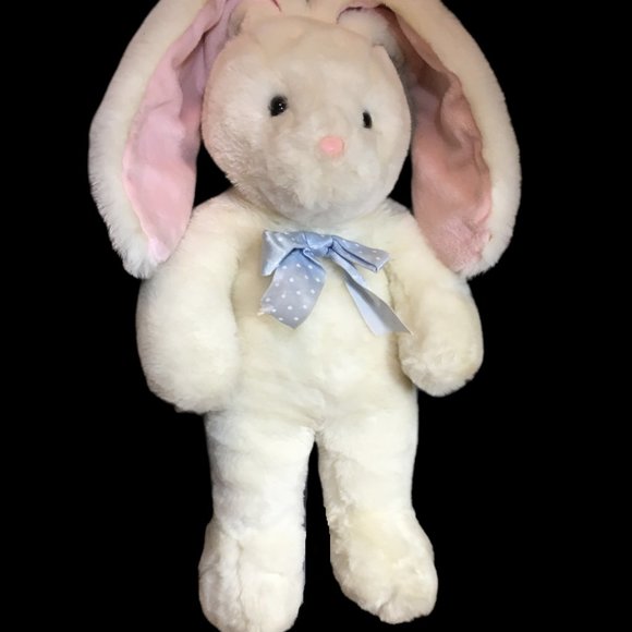 Ganz Bunny Rabbit NUZZLES White Plush Vintage 1998 Pink Lop Ears ULTRA RARE-VHTF - Picture 4 of 11